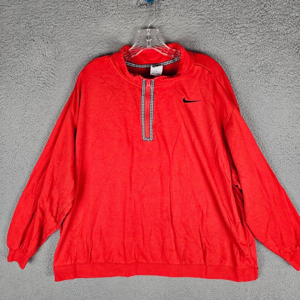 Nike Red Sweatshirt with Black Logo